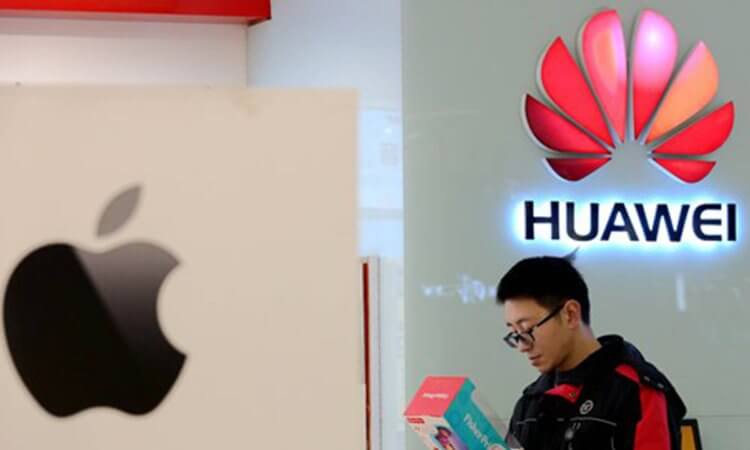 Huawei versus  appel