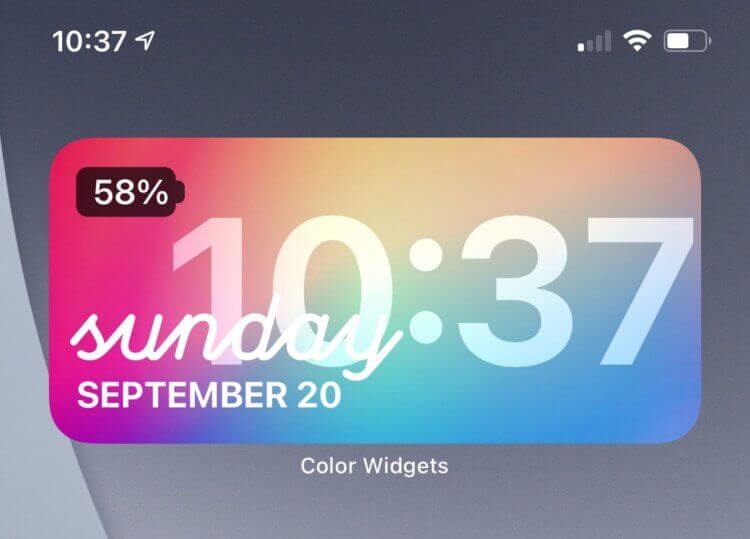 iOS-widget