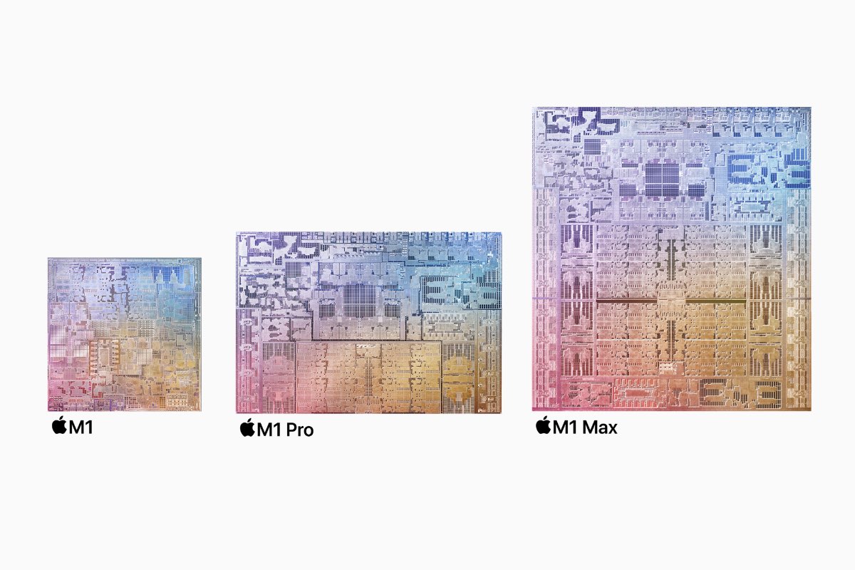 M1 M1 Pro en M1 Max chip vergelijking