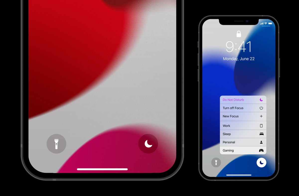 Concept: iOS 16 interactieve widgets en app-bibliotheekpictogram