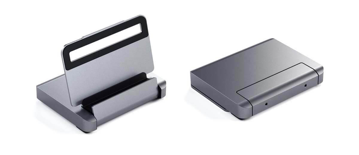 Soporte y concentrador de aluminio para iPad Pro