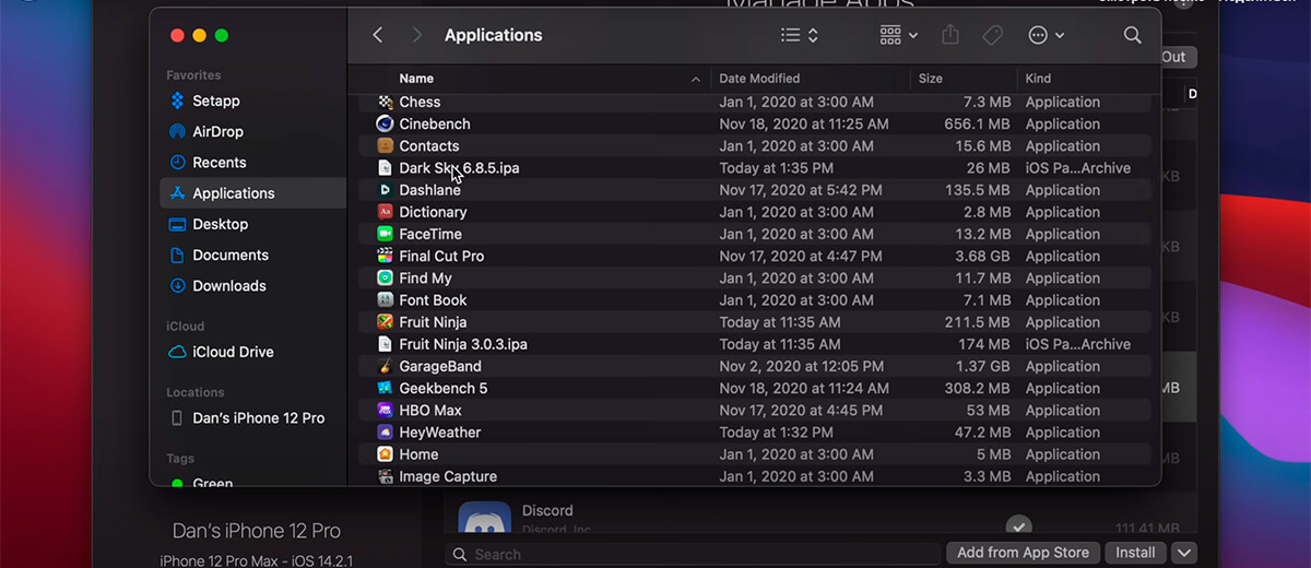 Cómo instalar aplicaciones de iPhone y iPad en MacBook con M1