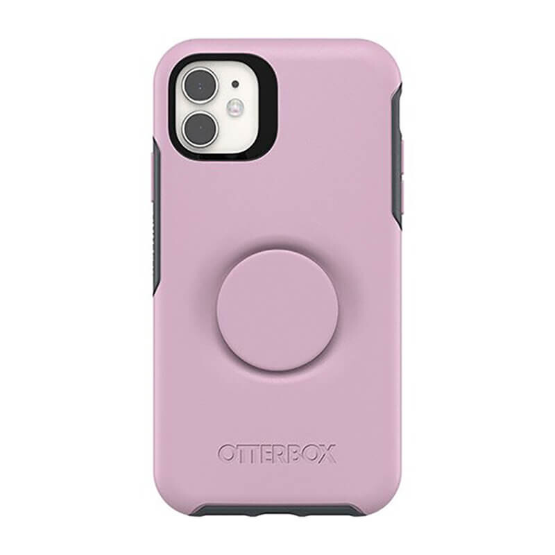 Estuche-soporte (con toma de corriente) para iPhone 11 OtterBox Pop Symmetry Series Case Mauveolous