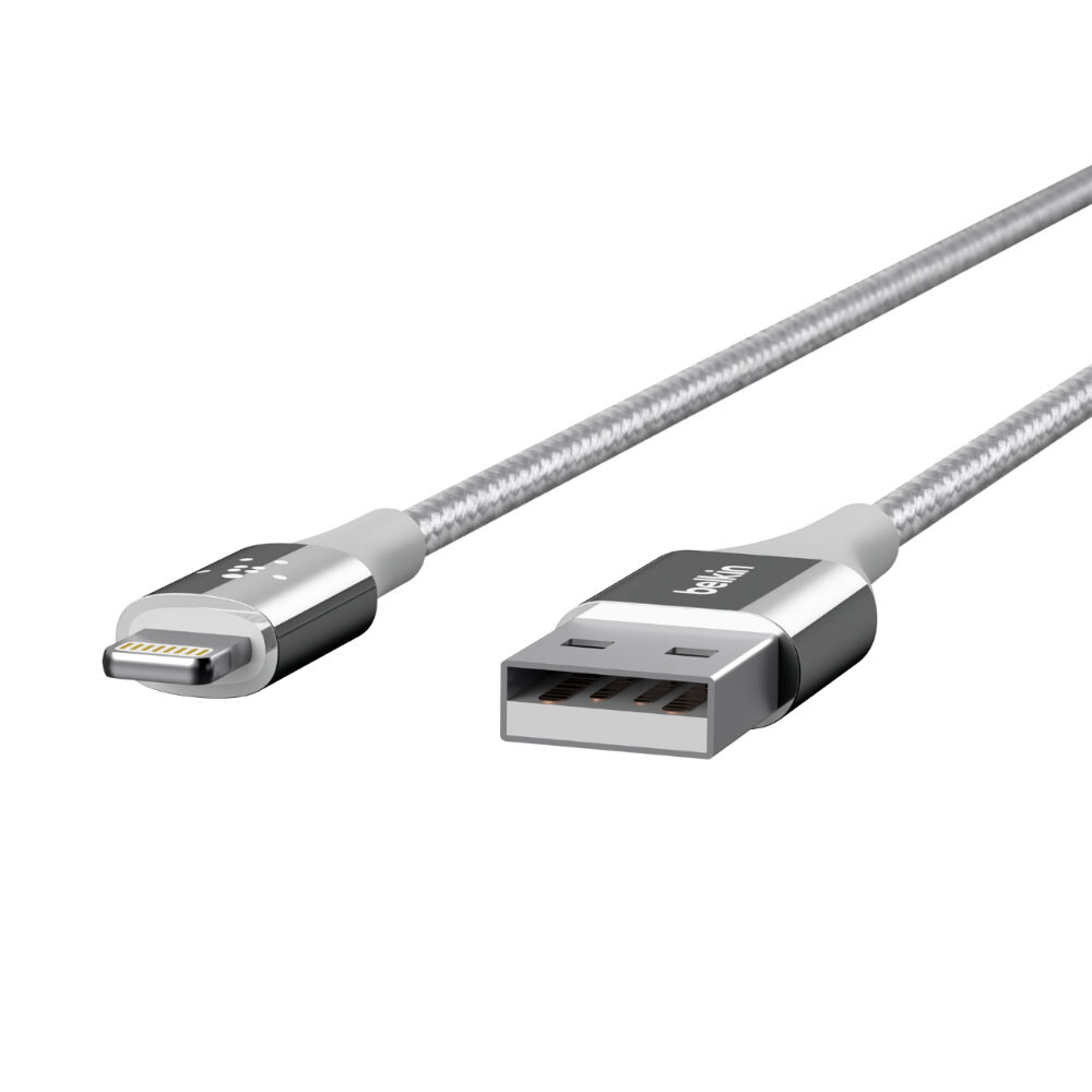 Belkin MIXIT ↑ DuraTek Silver Lightning a USB de 1,2 m