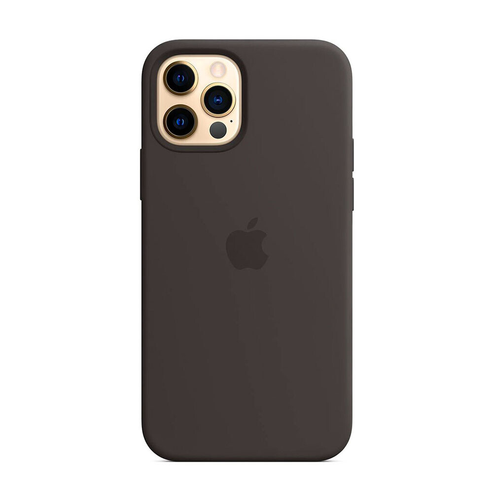 Funda de silicona Apple Funda de silicona MagSafe Black (MHL73) para iPhone 12 | 12 Pro