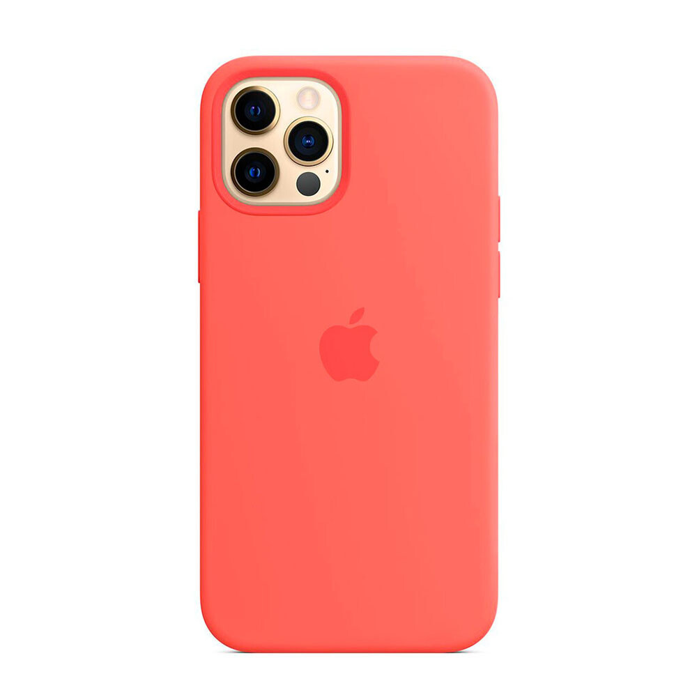 Funda de silicona Apple Funda de silicona MagSafe Pink Citrus (MHL03) para iPhone 12 | 12 Pro