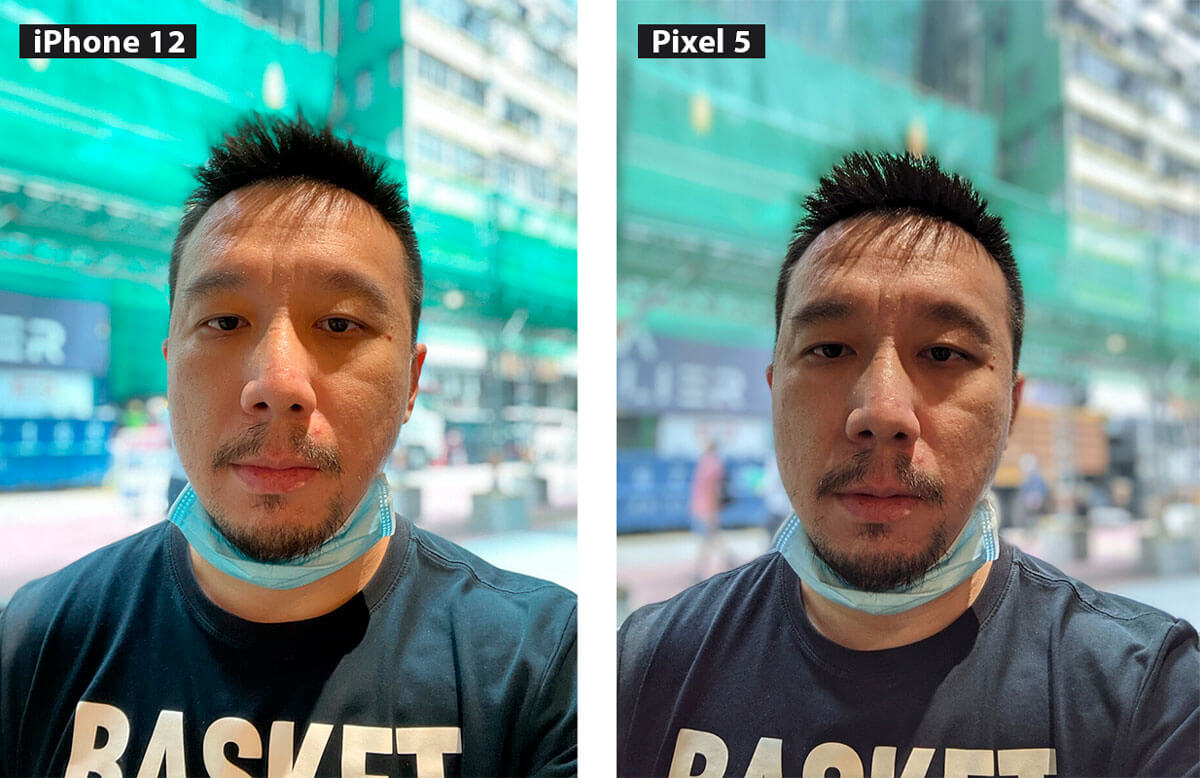 Google Pixel 5 vs iPhone 12 camera vergelijking