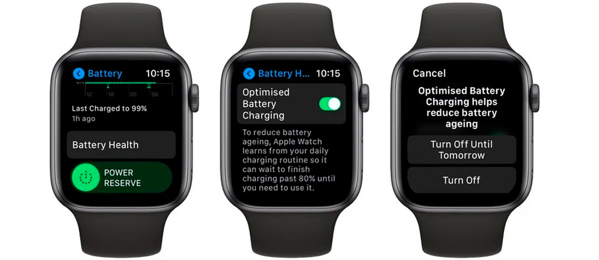 Cómo usar la carga optimizada de Apple Watch en watchOS 7