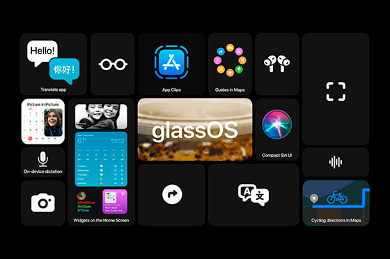 Resumen de la semana: prototipo de glassOS y prueba de velocidad beta de iOS 14
