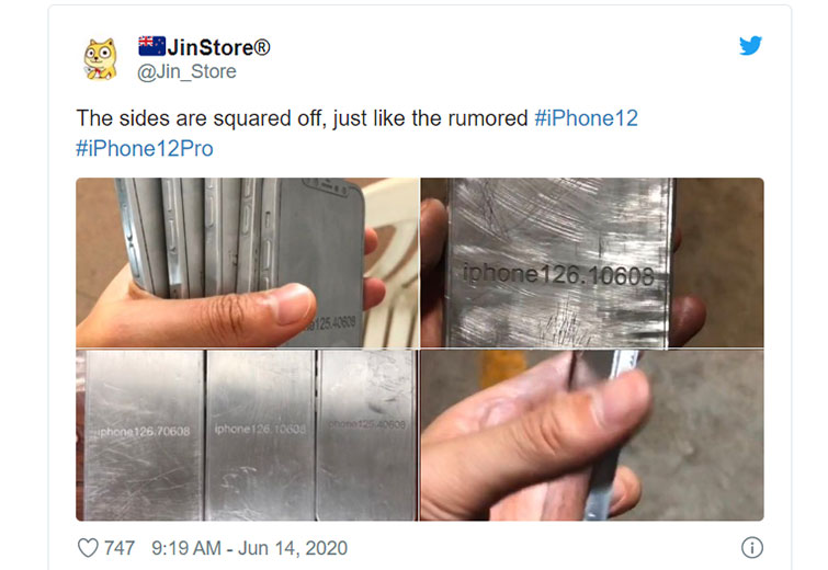 Las supuestas maquetas de iPhone 12 se filtraron en línea
