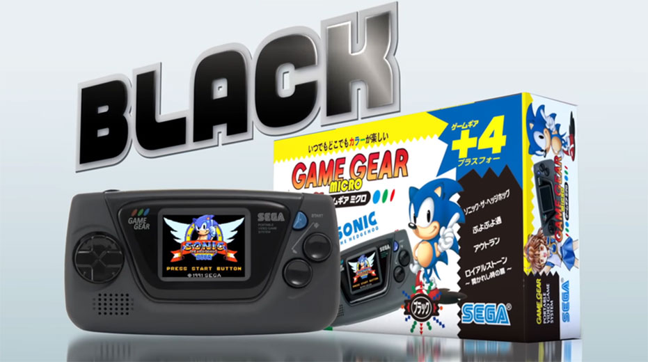 Sega anuncia la mini consola Game Gear Micro con pantalla de 1,15 pulgadas