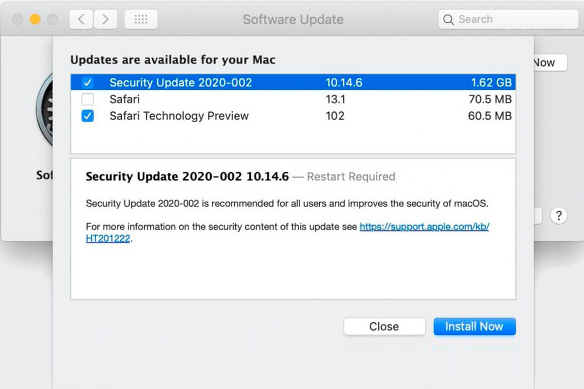Вышло новое обновление безопасности macOS Mojave