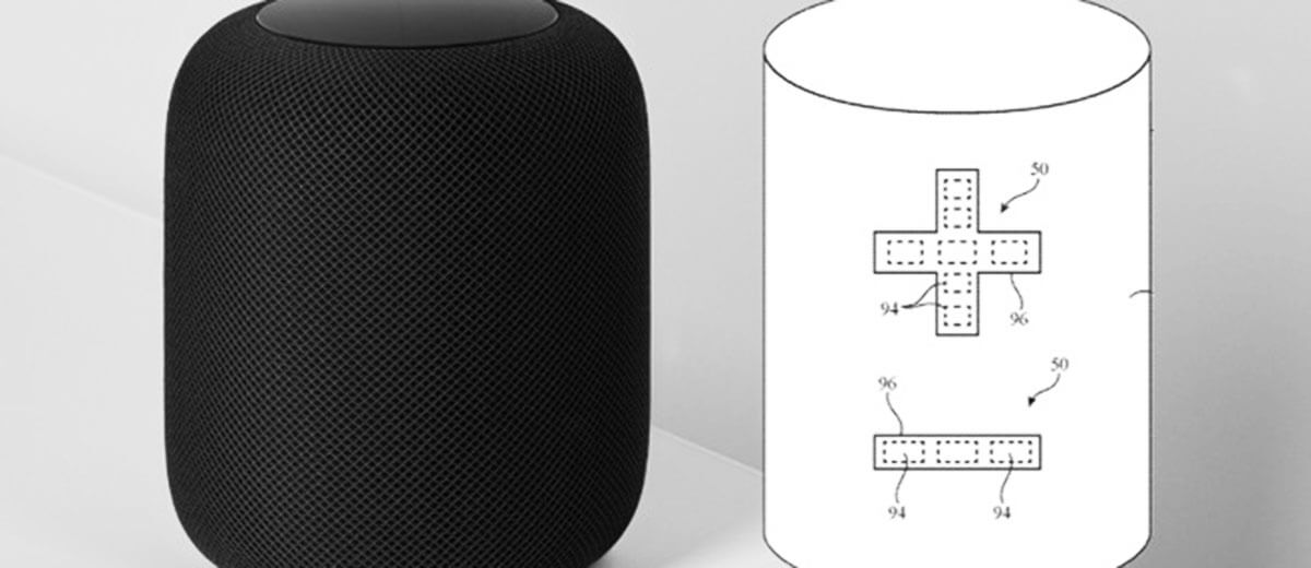 Tejido táctil patentado por Apple para HomePod