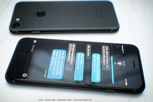 Renders del iPhone 7 en el nuevo color Space Black