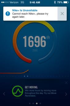 Nike FuelBand SE-app