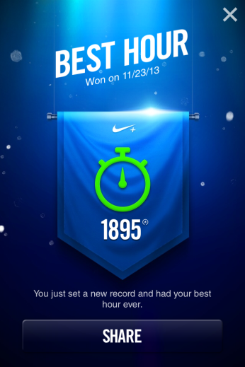 Nike + FuelBand SE-app