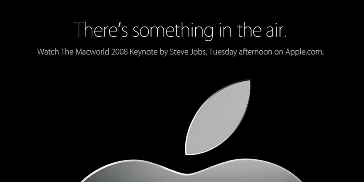 Hints verbergen in het presentatielogo van april 2021 van Apple