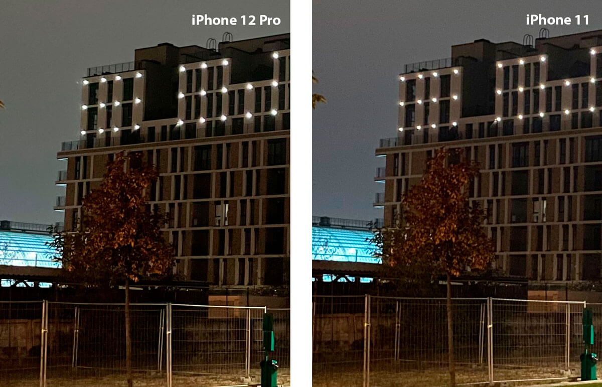 Caza de píxeles: comparación de las cámaras del iPhone 12 Pro y del iPhone 11 en el rodaje nocturno