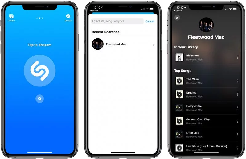 Apple heeft een nieuwe functie toegevoegd aan de Shazam-app