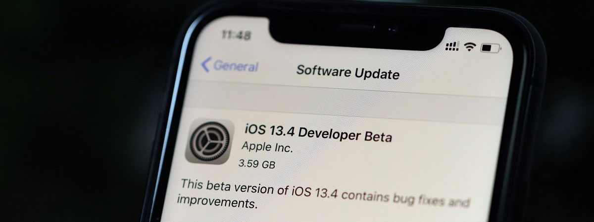 Apple ha creado iOS 13.4 beta 4 para desarrolladores 