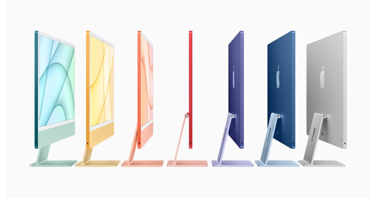 Apple iMac actualizado con silicona Apple M1 y nuevos colores llamativos: ...
