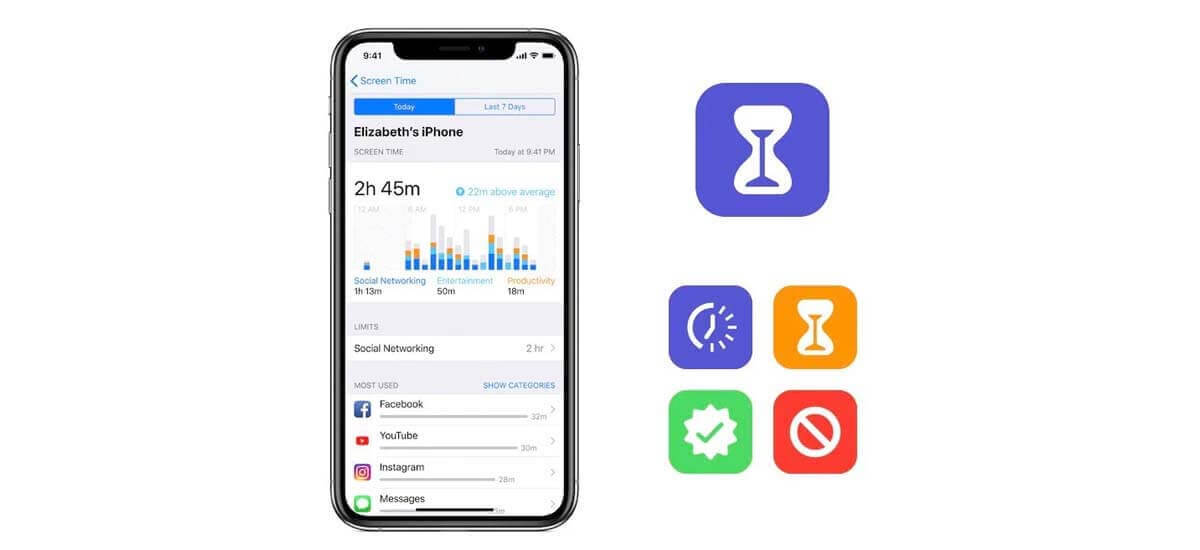 Apple permite que las aplicaciones de terceros usen datos de Screen Time