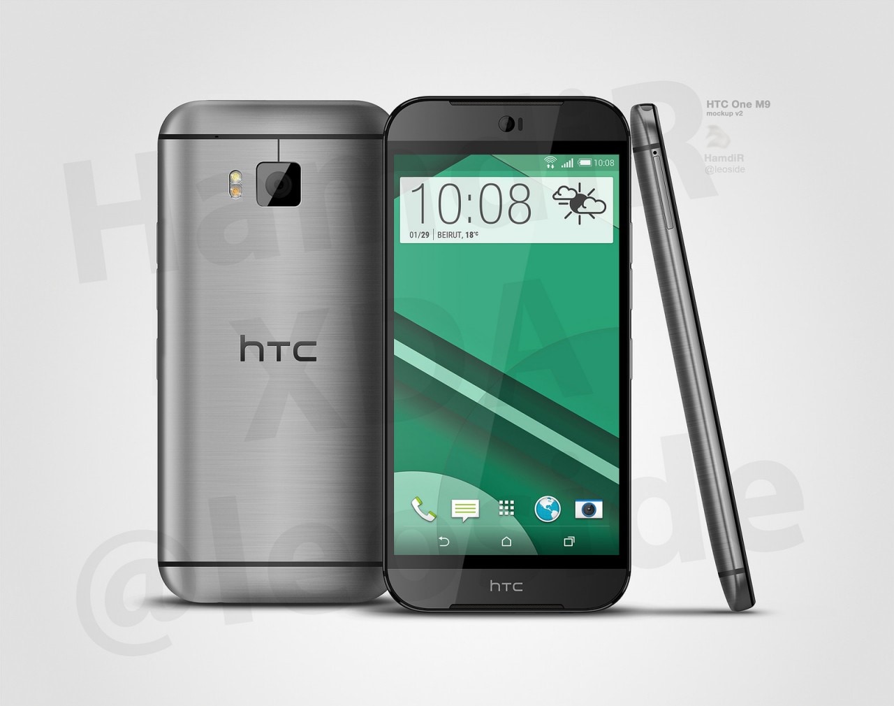Ecco alcuni bellissimi concept render di come potrebbe essere HTC One (M9)