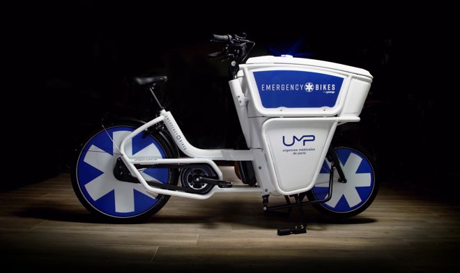 Bicicletas eléctricas de ambulancia comenzarán a funcionar en París