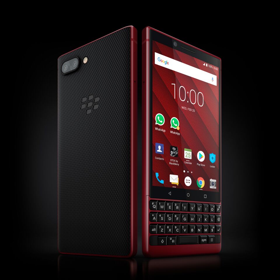 BlackBerry KEY2 se vuelve rojo para el MWC: aquí está la nueva y cara Red Edition (foto)