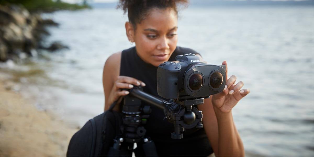 Canon RF5.2mm F2.8 L Dual Fisheye - Lente VR 