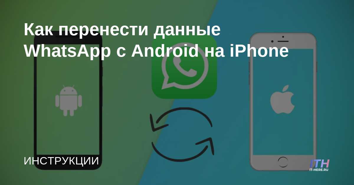 Cómo transferir datos de WhatsApp de Android a iPhone