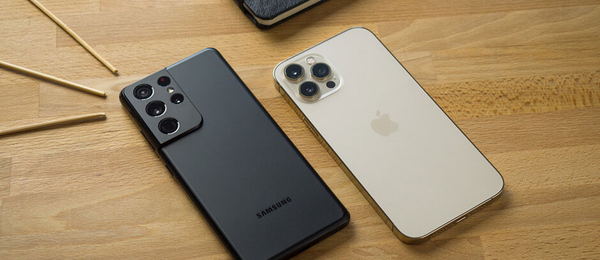 Comparar cámaras Samsung Galaxy S21 Ultra vs iPhone 12 Pro Max