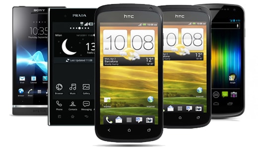 Confronto video: HTC One X vs HTC One S vs Sony Xperia S vs LG Prada 3.0 vs Samsung Galaxy Nexus vs MIUI Phone