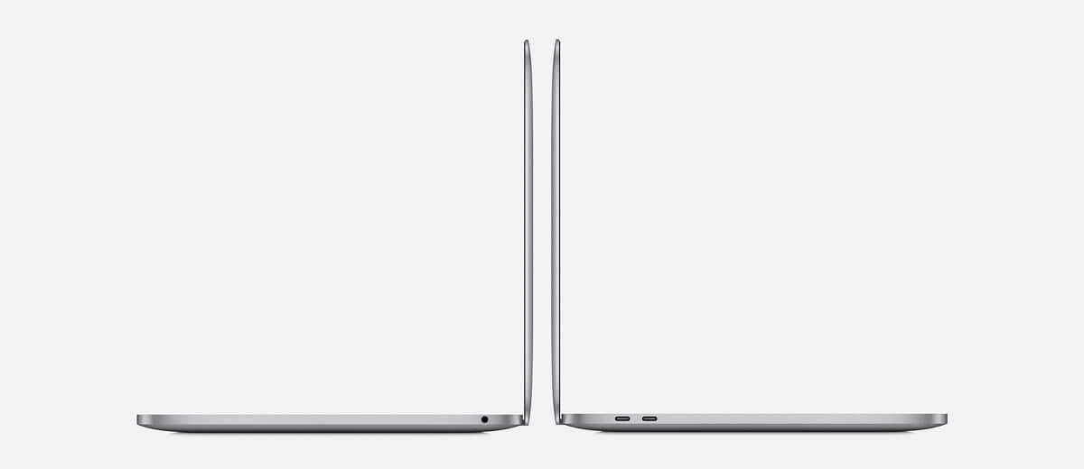 MacBook Pro 13 "(M1, 2020) frente a MacBook Pro 13" (Intel, 2020)