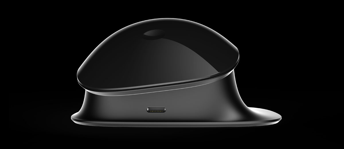 Concepto de ratón Apple Pro