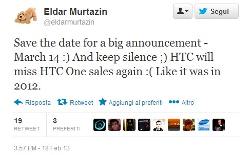 Il Galaxy S IV sarà presentato il 14 marzo a New York, almeno secondo Eldar Murtazin