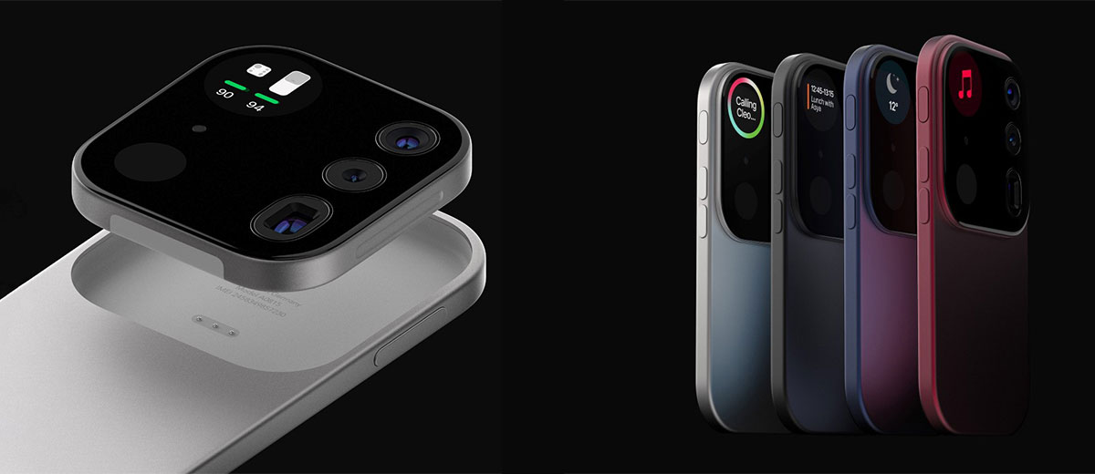 El diseñador mostró un prototipo de cámara de iPhone extraíble