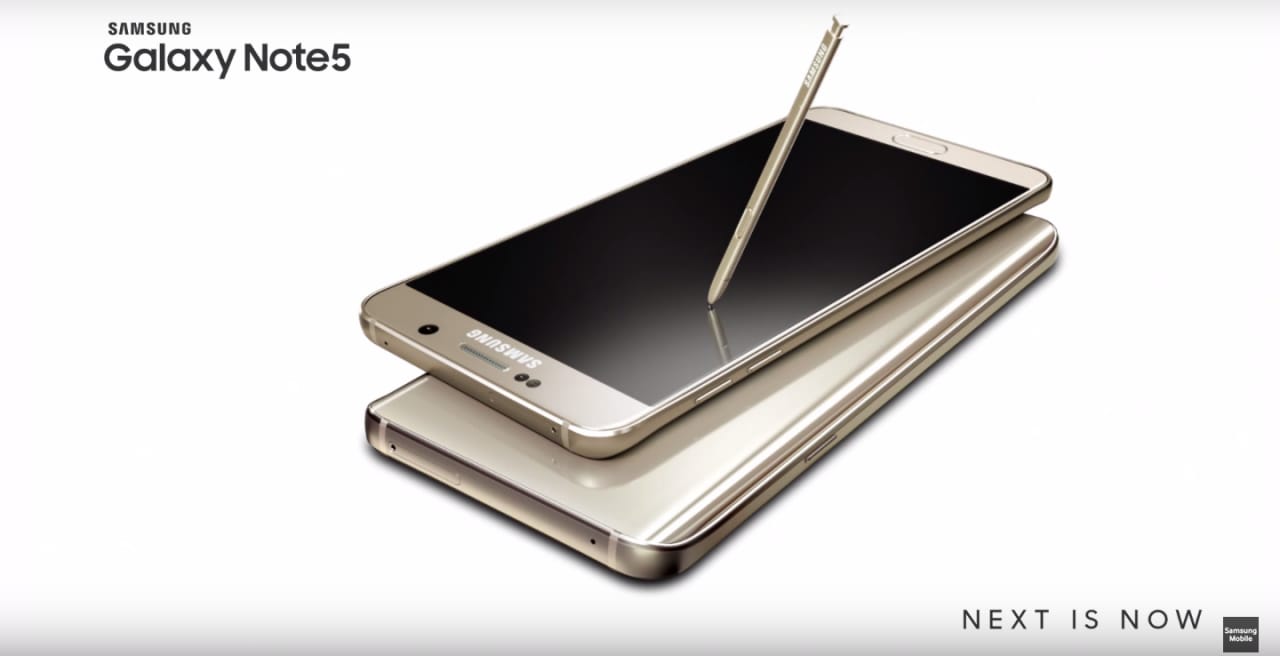 Galaxy Note 5 in alcuni video ufficiali su design, S Pen e intrattenimento