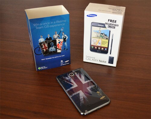 Galaxy Note e Galaxy Y in UK in versione olimpionica