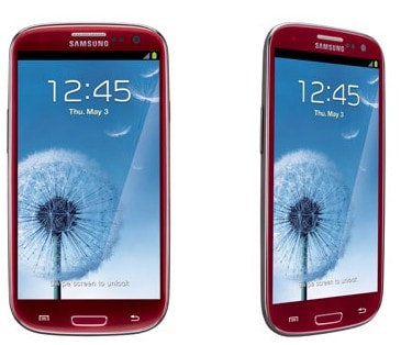 Galaxy S III rosso presto in preordine in America: potrebbero arrivare anche altre colorazioni