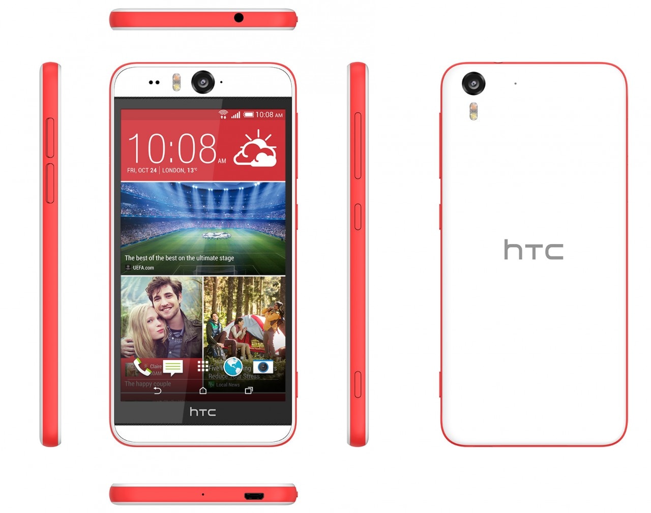 HTC Desire Eye ufficiale: doppia fotocamera da 13 megapixel per il Desire più bello di sempre (foto e video)