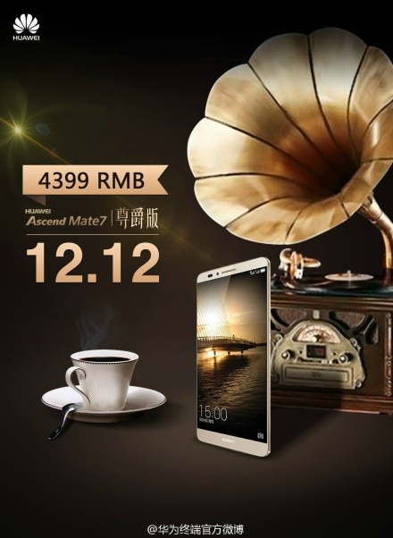Huawei Ascend Mate 7 Monarch si prepara a dominare la Cina