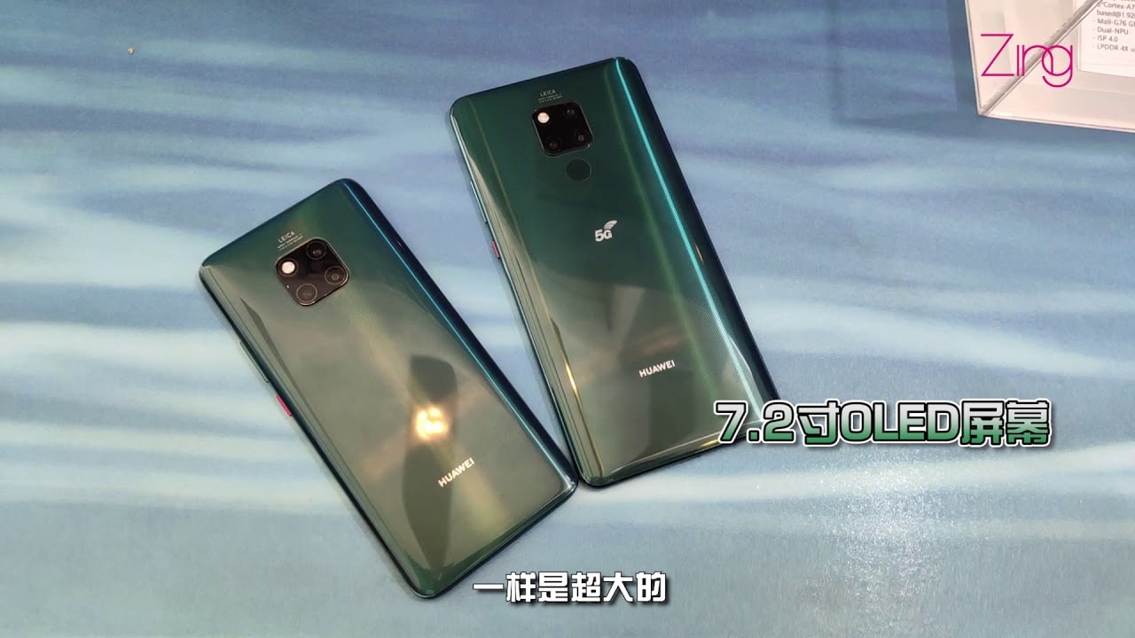 Huawei Mate 20 X 5G si mostra in video: identico alla variante standard, eccetto un dettaglio spinoso
