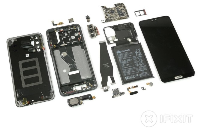 Huawei P20 Pro: iFixit gli dà un bel 4 in riparabilità ma svela che Huawei ha nascosto 2 OIS (ma perché?)