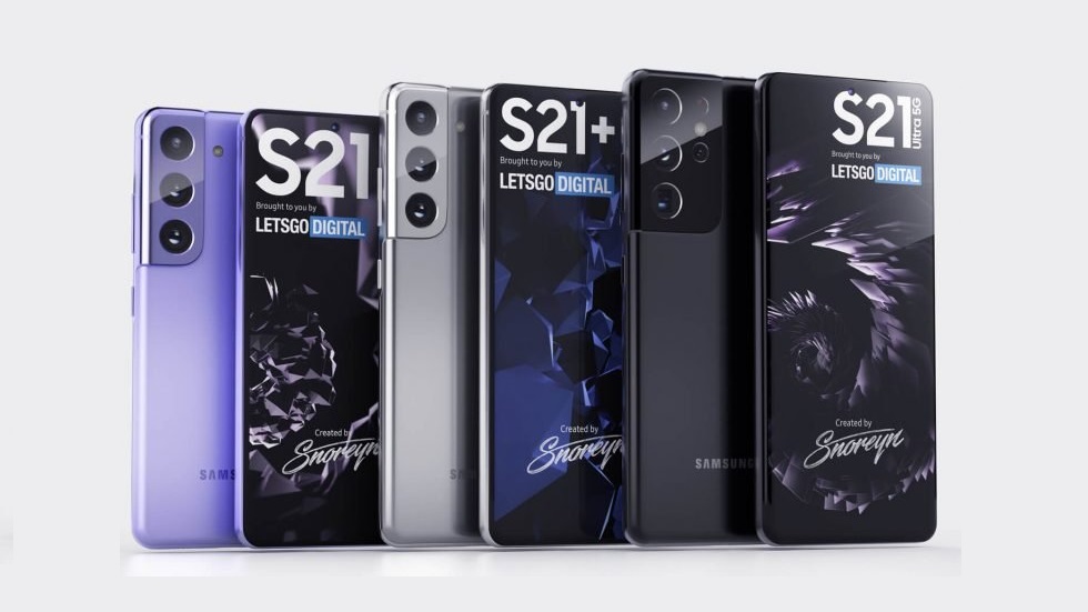 Imágenes de alta calidad de Samsung Galaxy S21, S21 +, S21 Ultra: se ven caras y elegantes