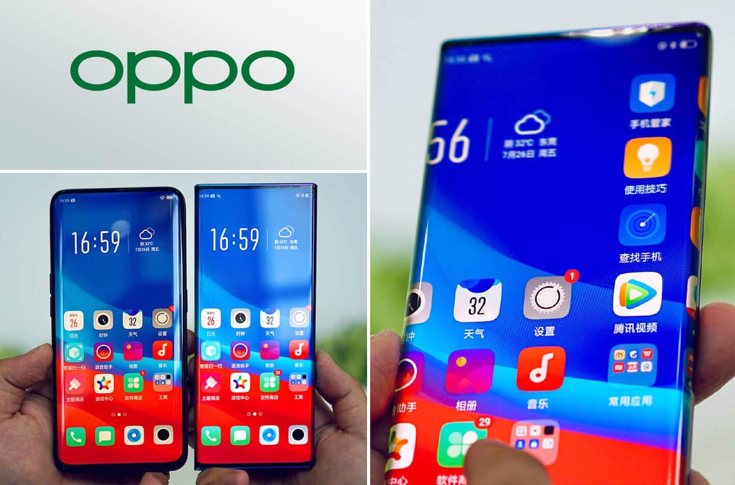 Incluso Oppo está imaginando un teléfono inteligente de pantalla completa con una pantalla curva en los cuatro lados (foto)