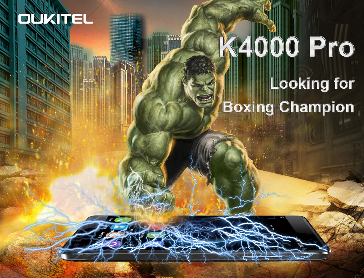 Anche Oukitel K4000 Pro vuole essere fatto a pezzi, o magari solo preso a pugni (video)