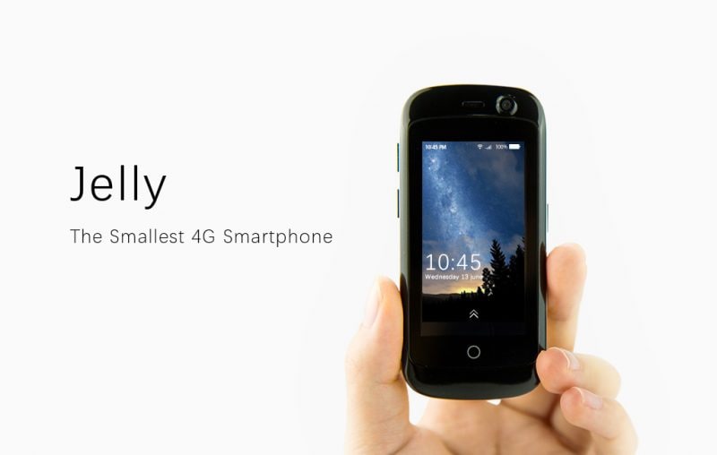 Jelly è il più piccolo smartphone LTE al mondo, ed ha anche Nougat! (foto e video)