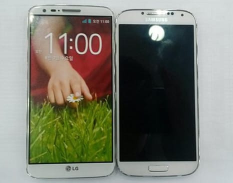 LG G2: comparación con Galaxy S4 y mini review en francés