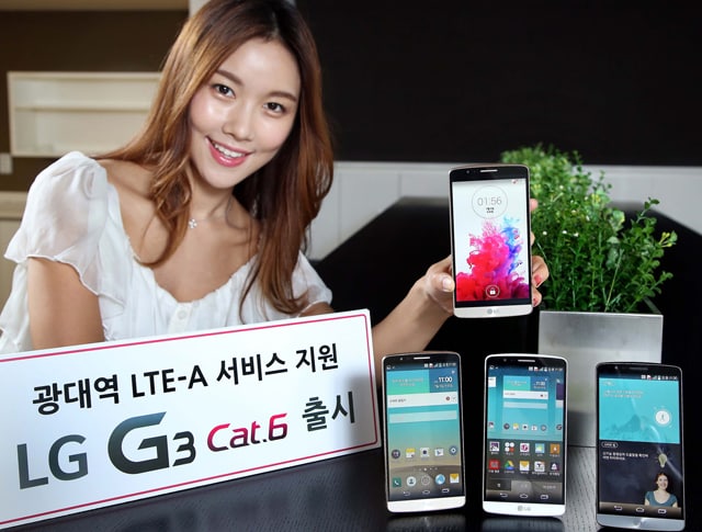 LG G3 Cat.6 ufficiale in Corea, con Snapdragon 805 e supporto alla rete LTE-A